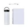 KIT GARRAFA, CADERNO E CANETA – 3 PÇS