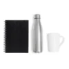 KIT GARRAFA, CANECA E CADERNO – 3 PÇS