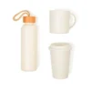 KIT GARRAFA, COPO E CANECA – 3 PÇS