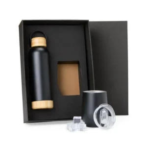 KIT GARRAFA E COPO TÉRMICO - 2 PÇS