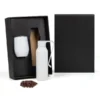 KIT GARRAFA E COPO TÉRMICO – BRANCO – 2 PÇS