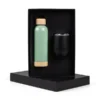 KIT GARRAFA E COPO TÉRMICO – VERDE/PRETO – 2 PÇS