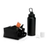 KIT GARRAFA, FONE BLUETOOTH E NECESSAIRE – 3 PÇS