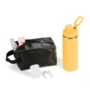 KIT GARRAFA, NECESSAIRE E FONE – 3 PÇS