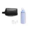 KIT GARRAFA, NECESSAIRE E FONE – 3 PÇS