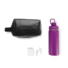 KIT GARRAFA, NECESSAIRE E FONE – 3 PÇS