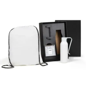KIT MOCHILA, GARRAFA E FONE BLUETOOTH - 3 PÇS