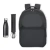 KIT MOCHILA, GUARDA-CHUVA E GARRAFA – 3 PÇS