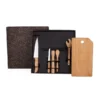 KIT PARA BAR EM BAMBU / MADEIRA MÔNACO – 6 PÇS