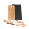 KIT PARA BAR EM MADEIRA / BAMBU MÔNACO – 6 PÇS
