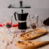 KIT PARA CAFÉ COM CAFETEIRA ITALIANA – 4 PÇS