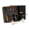 KIT PARA CAFÉ COM CAFETEIRA ITALIANA E MOEDOR – 6 PÇS