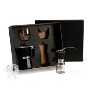 KIT PARA CAFÉ COM MOEDOR - 4 PÇS