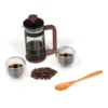 KIT PARA CAFÉ COM PRENSA FRANCESA – 4 PÇS