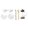 KIT PARA CAFÉ COM PRENSA FRANCESA – 8 PÇS