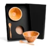 KIT PARA CAFÉ DA MANHÃ EM BAMBU – 4 PÇS