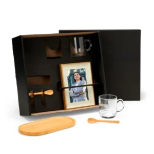 KIT PARA CAFÉ/CHÁ E PORTA RETRATO - 6 PÇS