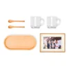KIT PARA CAFÉ/CHÁ E PORTA RETRATO – 6 PÇS