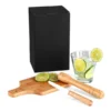 KIT PARA CAIPIRINHA EM BAMBU / MADEIRA IBIZA – 0,35 L – 4 PÇS