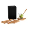 KIT PARA CAIPIRINHA EM BAMBU / MADEIRA IBIZA – 0,35 L – 6 PÇS