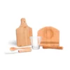 KIT PARA CAIPIRINHA EM BAMBU / MADEIRA IBIZA – 0,35 L – 6 PÇS