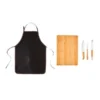 KIT PARA CHURRASCO COM AVENTAL – 5 PÇS