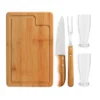 KIT PARA CHURRASCO COM COPOS – 5 PÇS