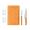 KIT PARA CHURRASCO COM COPOS – 5 PÇS