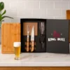 KIT PARA CHURRASCO COM COPOS – 5 PÇS