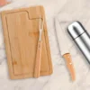 KIT PARA CHURRASCO COM GARRAFA TÉRMICA – 5 PÇS
