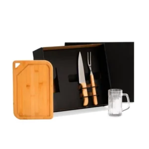 KIT PARA CHURRASCO E CERVEJA - 4 PÇS
