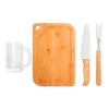 KIT PARA CHURRASCO E CERVEJA – 4 PÇS