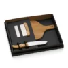 KIT PARA COZINHA EM BAMBU / INOX – 3 PÇS