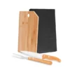 CONJ. PARA COZINHA EM BAMBU / MADEIRA / INOX OREGON – 3 PÇS