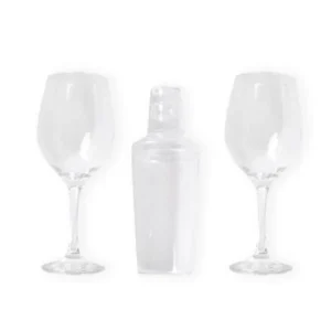 KIT PARA DRINKS C/ COQUETELEIRA  - 3 PÇS