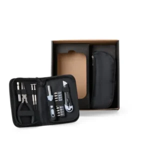 KIT NECESSAIRE E CONJUNTO DE FERRAMENTAS - 17 PÇS