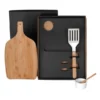 KIT PARA HAMBURGUER COM ESPÁTULA – 4 PÇS