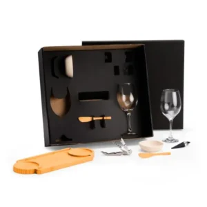 KIT PARA PETISCO E VINHO - 9 PÇS