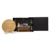 KIT PIZZA EM BAMBU COM COPOS – 19 PÇS