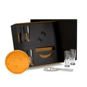 KIT QUEIJO E CERVEJA - 6 PÇS - COM FACA