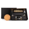 KIT QUEIJO E VINHO COM ESPAÇO PARA GARRAFA – 9 PÇS