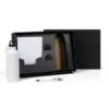 KIT SQUEEZE, CADERNETA E CANETA – BRANCO – 3 PÇS