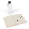 KIT SQUEEZE, CADERNETA E CANETA – BRANCO – 3 PÇS