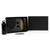KIT SQUEEZE, CADERNETA E CANETA – PRETO – 3 PÇS