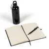 KIT SQUEEZE, CADERNETA E CANETA – PRETO – 3 PÇS