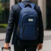 MOCHILA AZUL EM POLYESTER 1680D / 600D