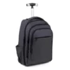MOCHILA EM RPET COM RODINHAS – MELANGE CINZA ESCURO