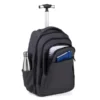 MOCHILA EM RPET COM RODINHAS – MELANGE CINZA ESCURO
