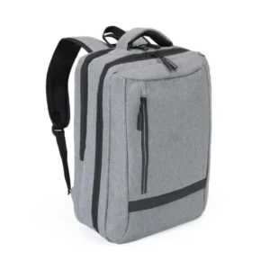 MOCHILA EM POLIÉSTER 300D - MELANGE CINZA - 18L