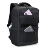 MOCHILA EM POLYESTER/PU – PREMIUM – 20L – PRETA